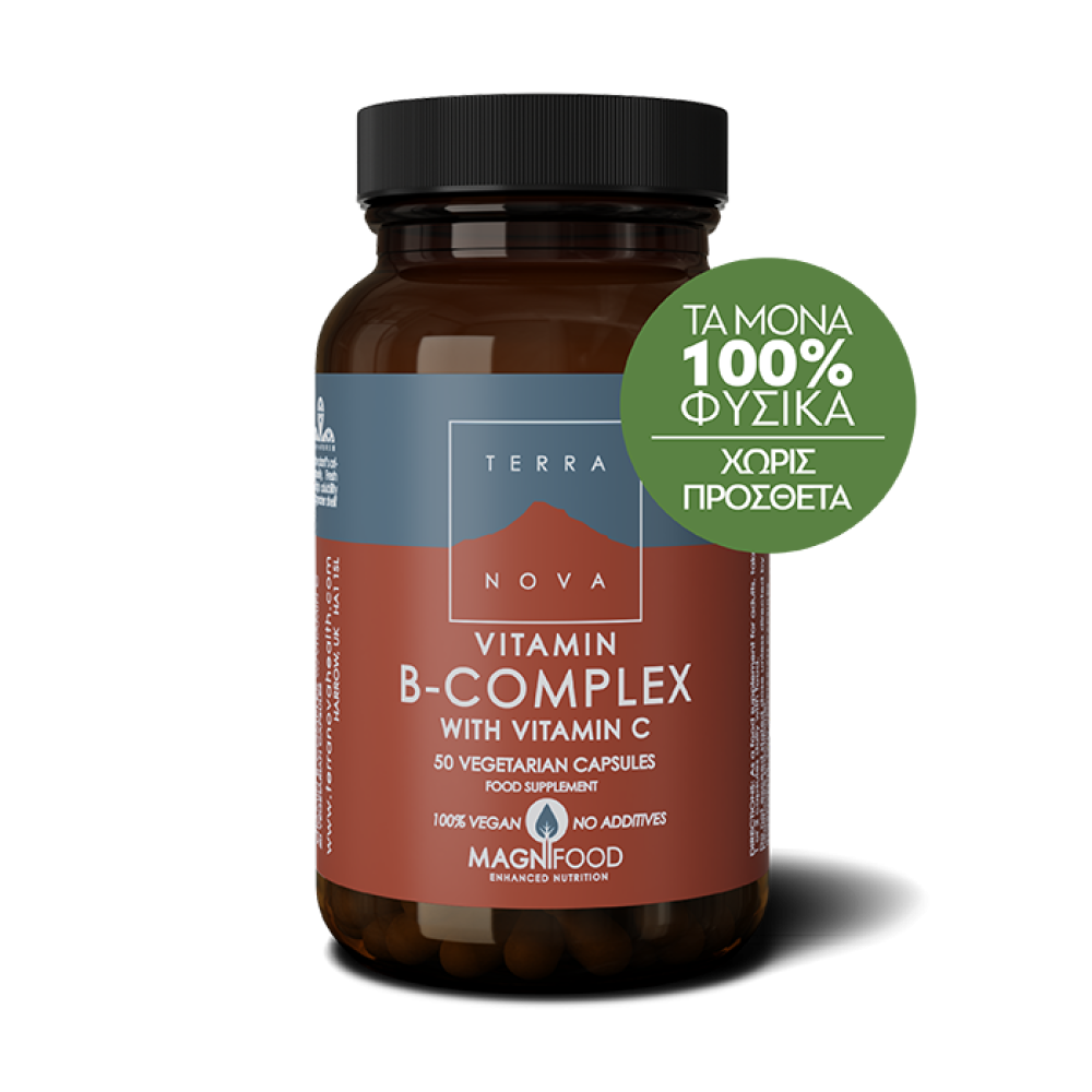 Terranova | B-Complex with Vitamin C | 50caps