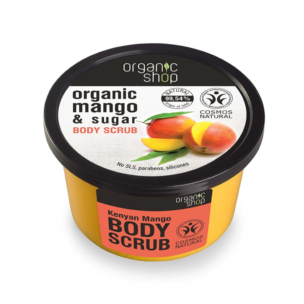 Organic Shop | Body Scrub Kenyan Mango | 250ml