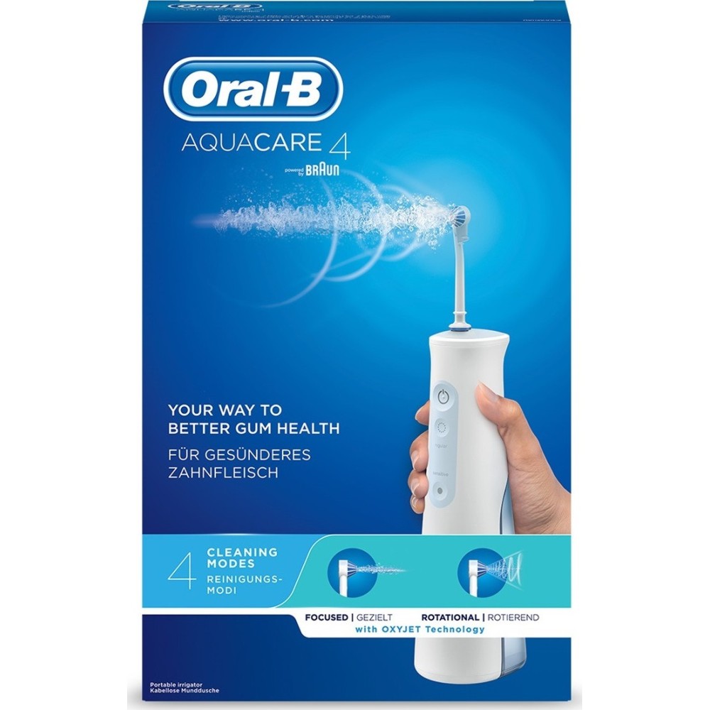 Oral-B | Φορητό Σύστημα Καταιονισμού Aquacare 4 με Τεχνολογία Oxyjet