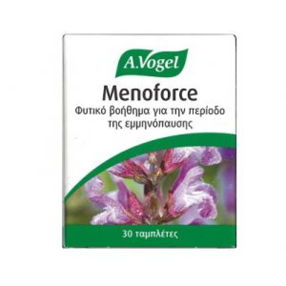 A. Vogel | Menoforce Φυτικό Βοήθημα για την Περίοδο της Εμμηνόπαυσης | 30tabs