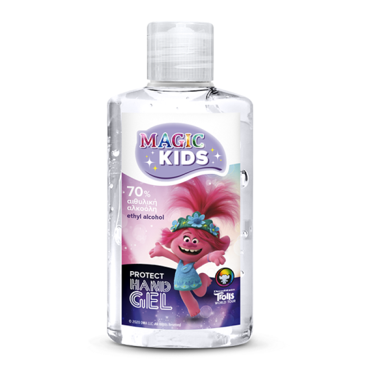 Helenvita | Magic Kids Protect Hand Gel 70% Αιθυλική Αλκοόλη | Trolls | 50ml