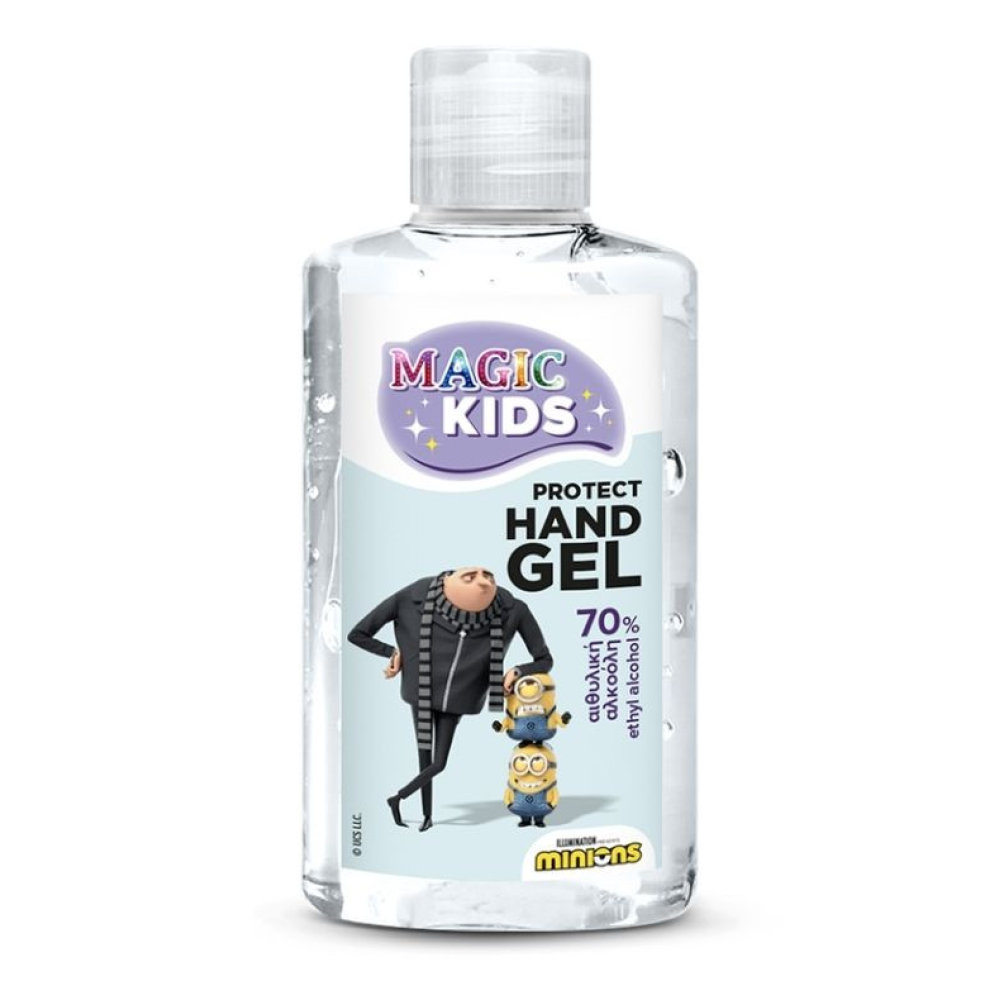 Helenvita | Magic Kids Protect Hand Gel 70% Αιθυλική Αλκοόλη | Minions | 50ml