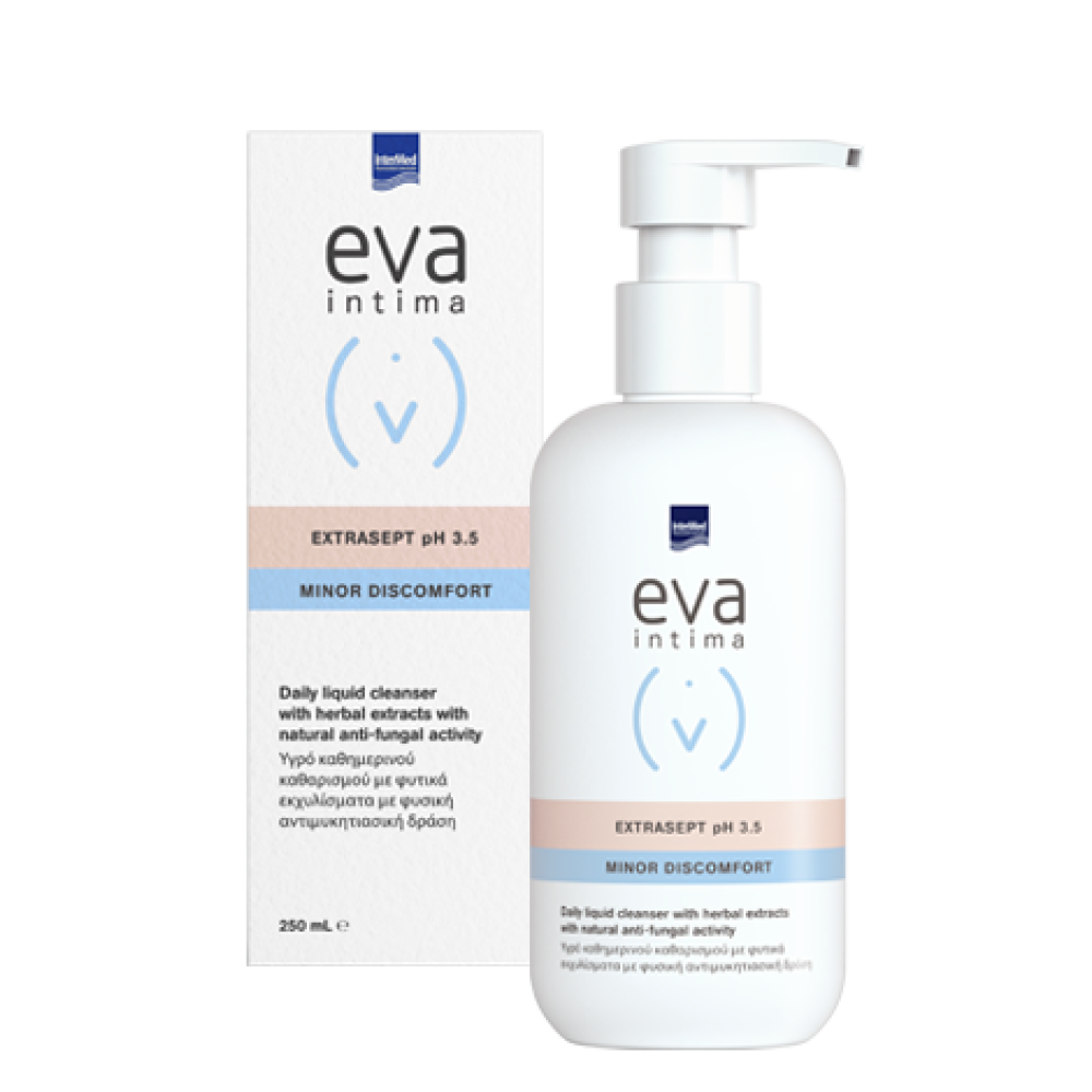 Eva Intima | Extrasept pH 3.5 Καθαρισμός & Αντιμυκητιασική Προστασία της Ευαίσθητης Περιοχής | 250ml