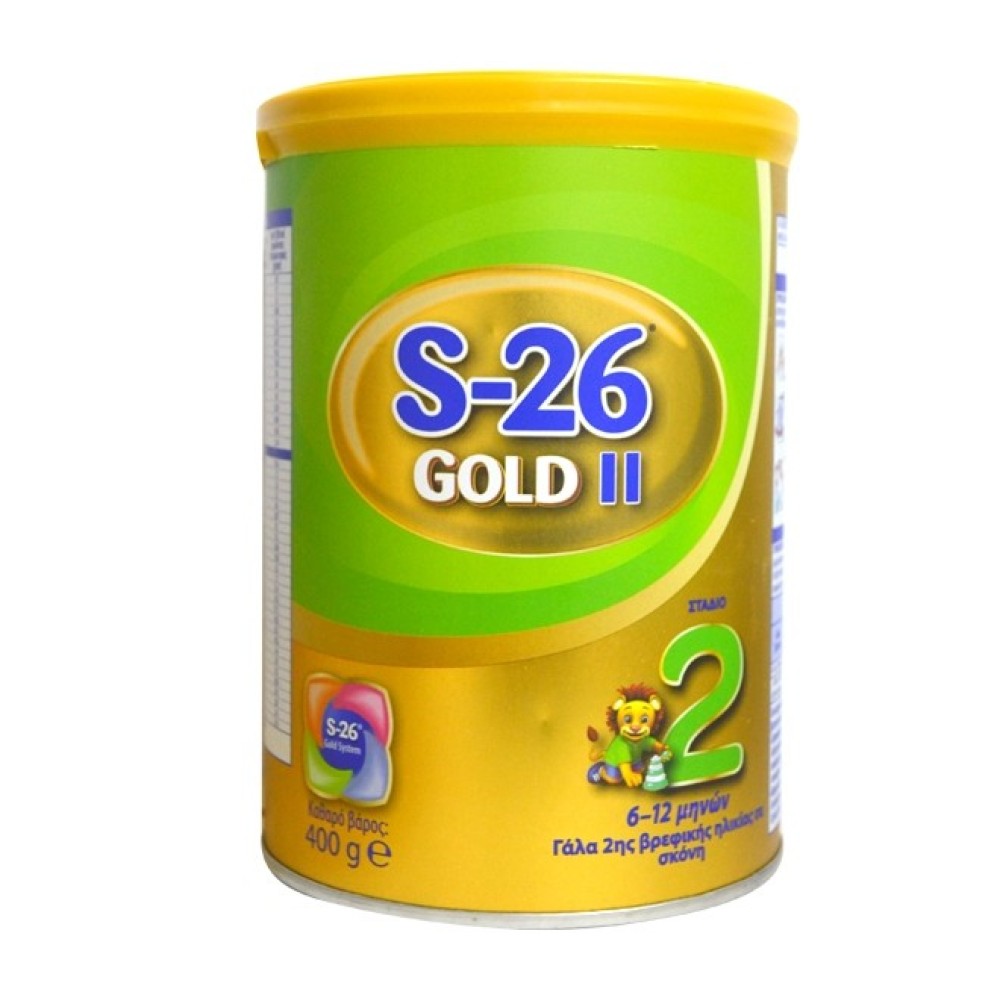 S-26 | Gold II Γάλα σε Σκόνη 2ης Βρεφικής Ηλικίας 6 - 12 Μηνών | 400gr