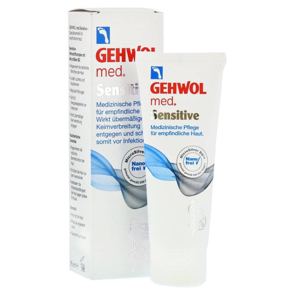 Gehwol | Med | Sensitive Κρέμα για το Ευαίσθητο Δέρμα των Ποδιών | 75ml