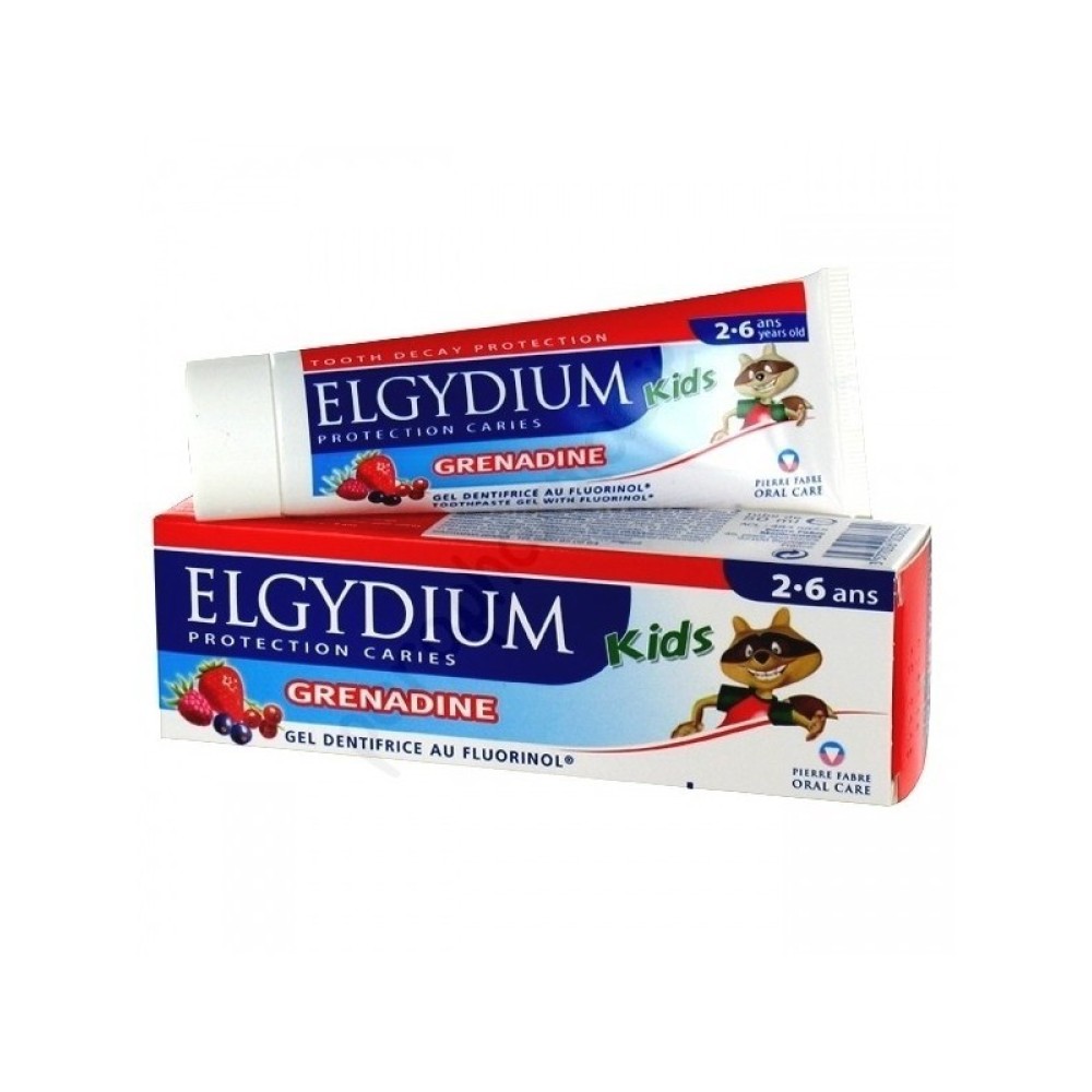 Elgydium | Kids Red Berries Gel | Παιδική Οδοντόπαστα Gel με 'Αρωμα Κόκκινα Φρούτα 2-6 Ετών | 50ml