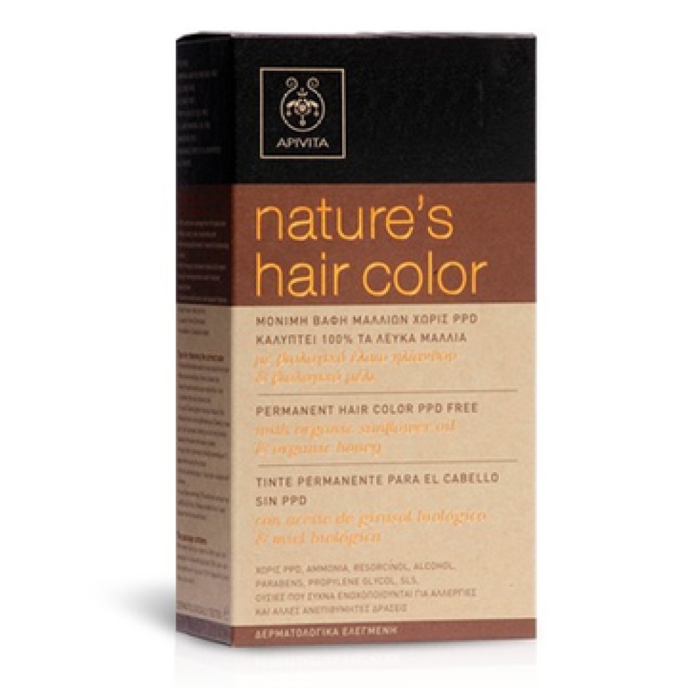 Apivita Nature's Hair Color 7.4 Coppery