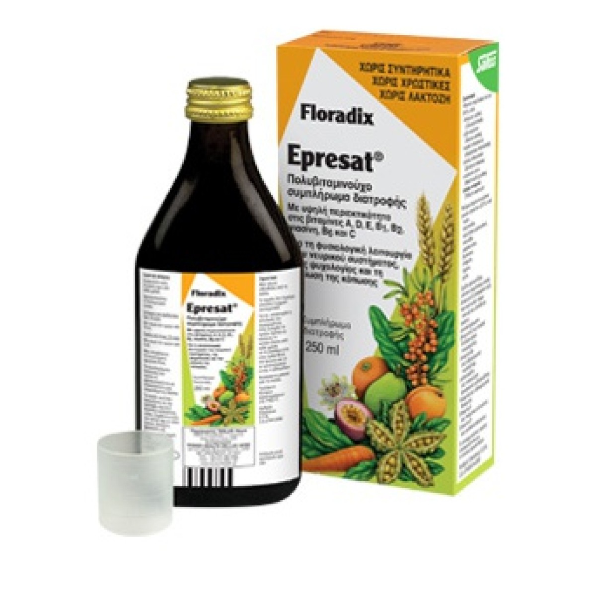 Power Health | Floradix Epresat | Πολυβιταμινούχο Συμπλήρωμα Διατροφής | 250ml