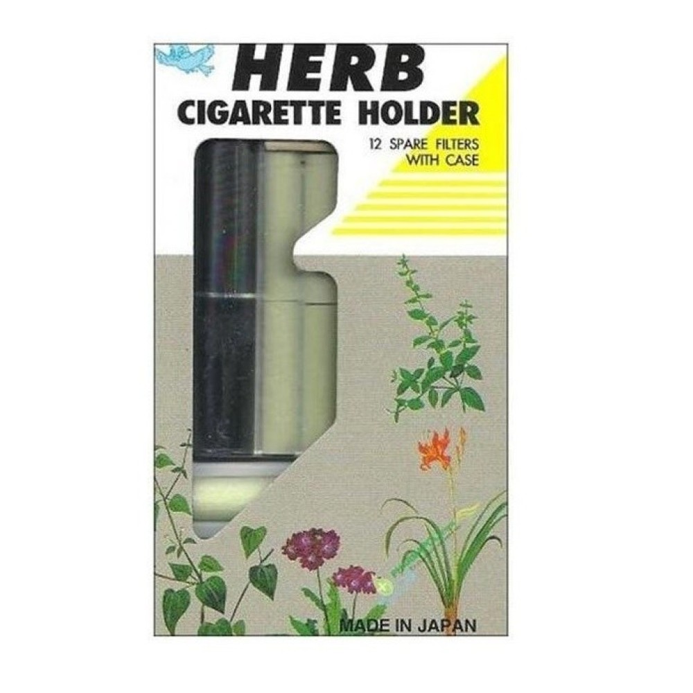 Herb Cigarette Holder | 12 Ανταλλακτικά Φίλτρα με Θήκη