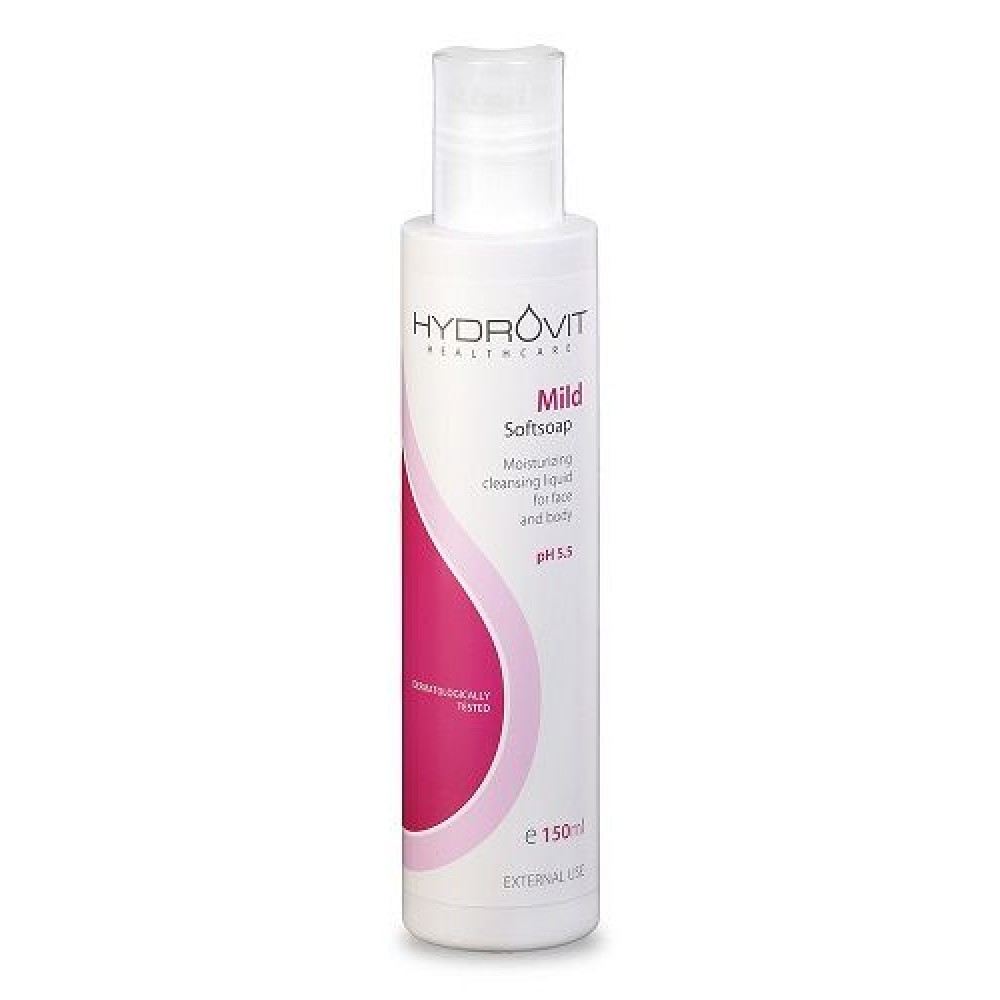 Hydrovit | Mild Softsoap pH 5,5  | Ήπιο Υγρό Καθαρισμού Προσώπου & Σώματος | 150 ml