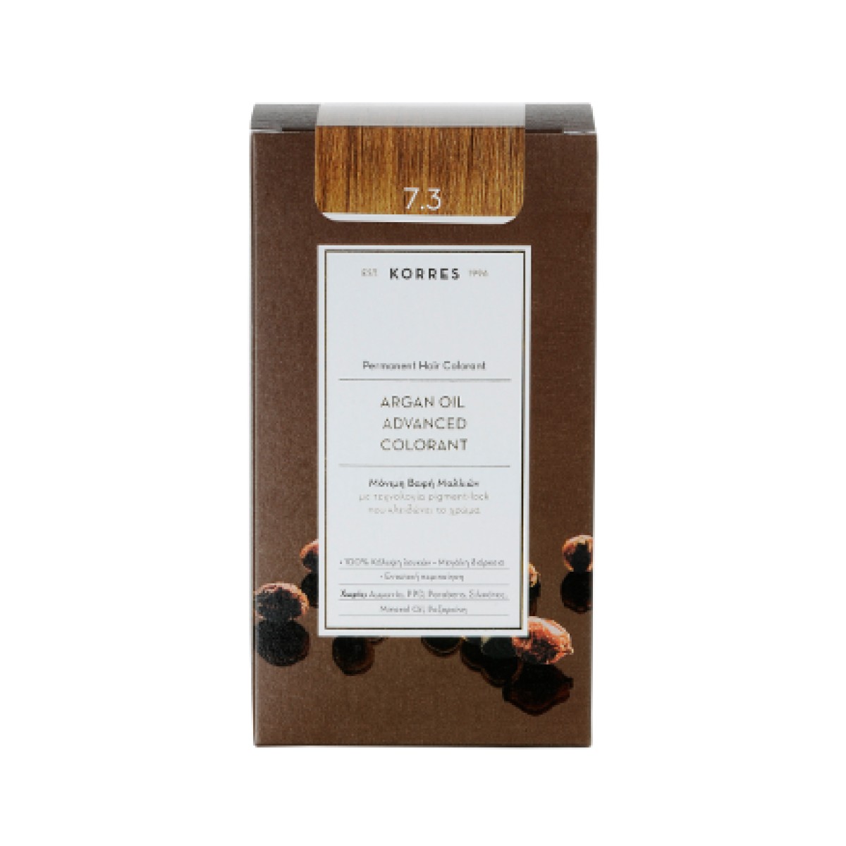 Korres | Argan Oil Advanced Colorant 7.3 | Ξανθό Μελί