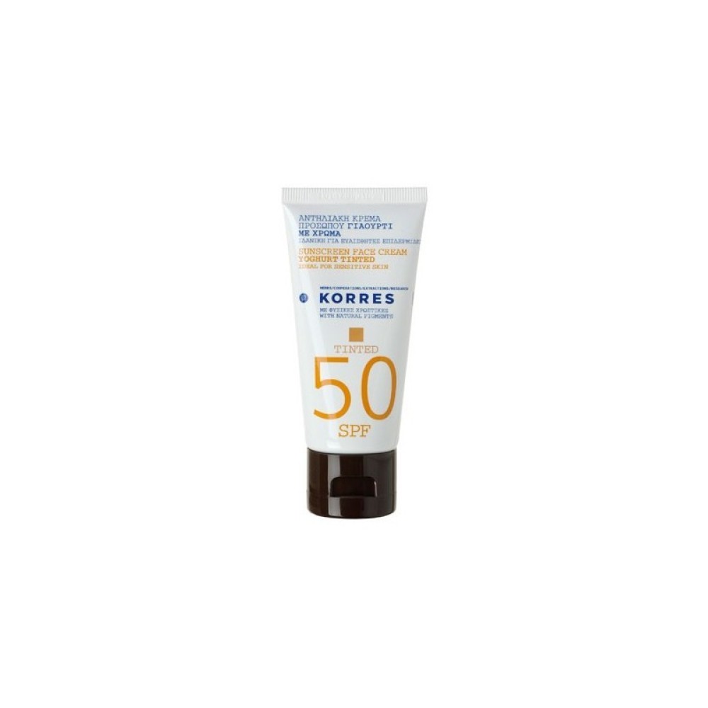 Korres | Sunscreen Tinted Face Cream Yoghurt SPF50 | 50ml