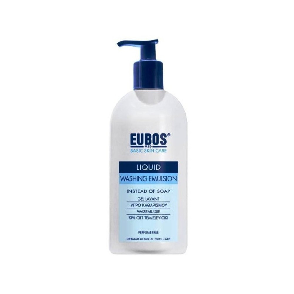 Eubos | Washing Emulsion Blue | Υγρό Καθαρισμού Προσώπου-Σώματος | 400ml