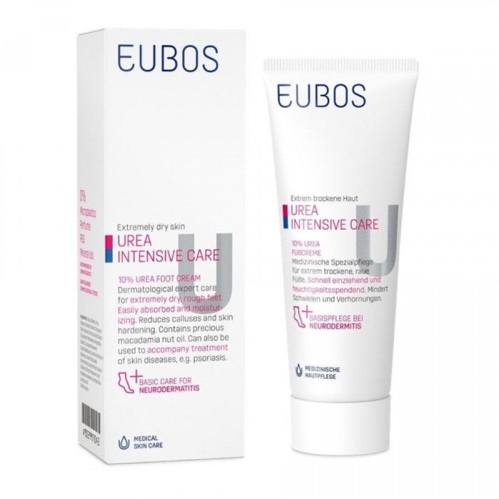 Eubos | Urea 10% Foot Cream | Κρέμα Ποδιών με 10% Ουρία | 100ml