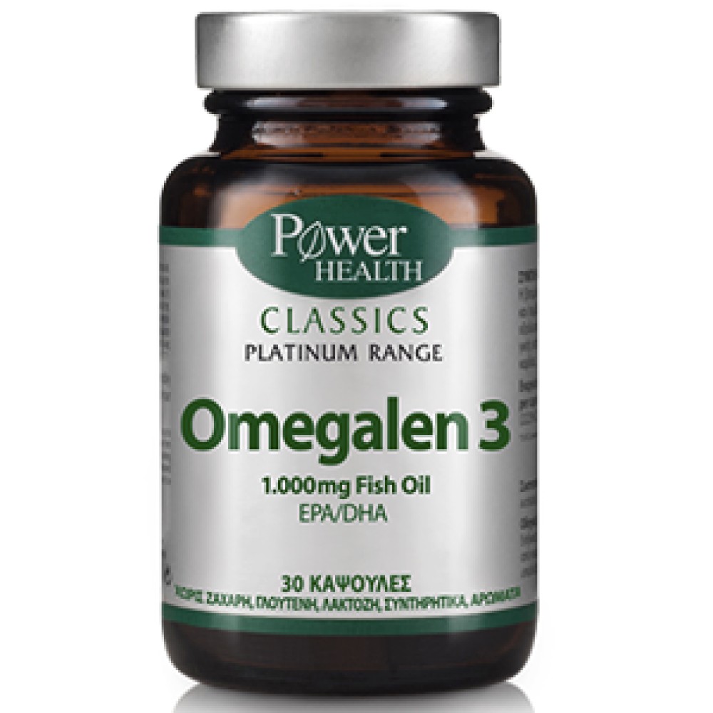 Power Health |  Classics Platinum  Omegalen 3 | Συμπλήρωμα Διατροφής με Ωμέγα 3 | 30 Caps