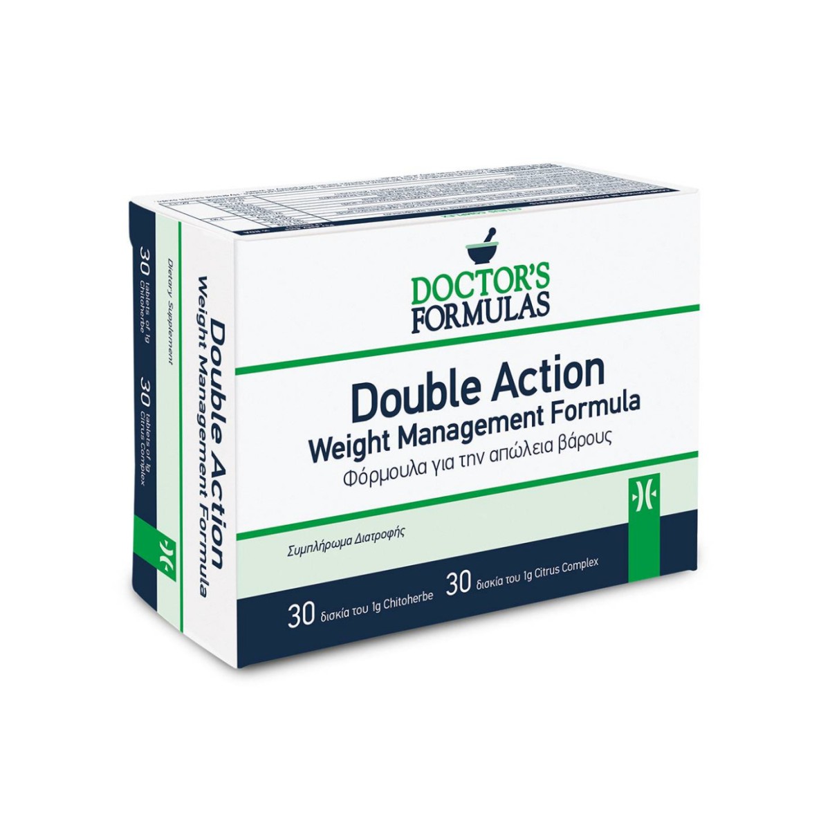 Doctor\'s Formulas | Double Slim | Διπλή Φόρμουλα Αδυνατίσματος  |30+30 tabs