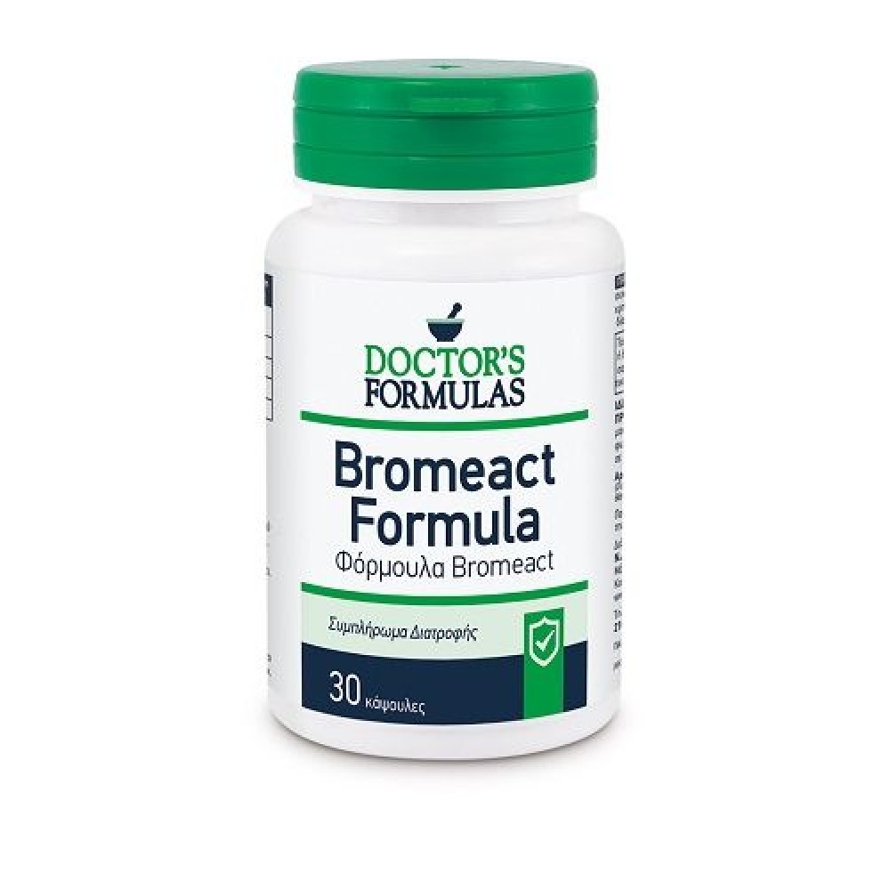 Doctor's Formulas | Bromeact |Φόρμουλα Αντιφλεγμονώδης  | 30 Caps