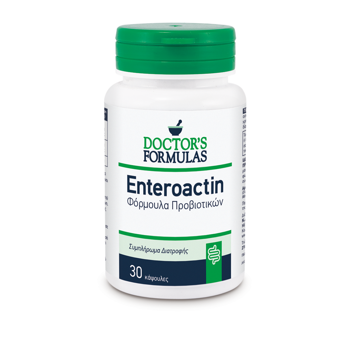 Doctor\'s Formulas |  Enteroactin 400mg  | Φόρμουλα Προβιοτικών | 30caps