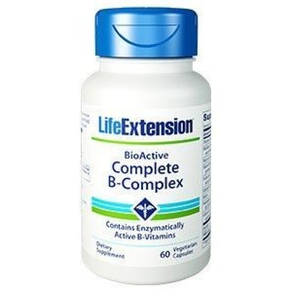 Life Extension | Complete B Complex | Σύμπλεγμα Βιαταμινών Β | 60caps