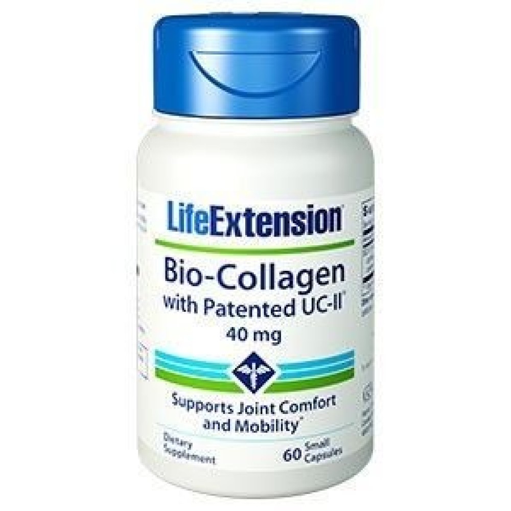 Life Extension | Bio-Collagen with Patented UC-II | Συμπλήρωμα Διατροφής Κολλαγόνου Υψηλής Βιοδιαθεσιμότητος | 60 caps