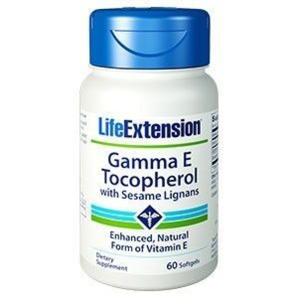 Life Extension |Gamma E Mixed Tocopherols Sesame Lig. |Συμπλήρωμα Διατροφής με Βιτ. Ε | 60 softgels