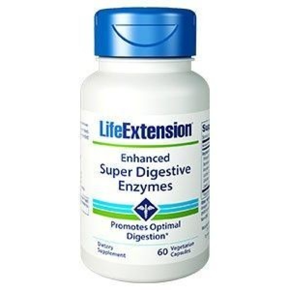 Life Extension | Super Digestive Enzymes | Συμπλήρωμα  Ενζύμων για την Καλή Λειτουργία του Πεπτικού Συστήματος | 60 caps