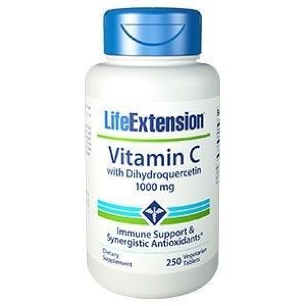 Life Extension | Vitamin C With Dihydroquercetin 1000mg |Συμπλήρωμα Διατροφής Βιταμίνη C | 250Tabs