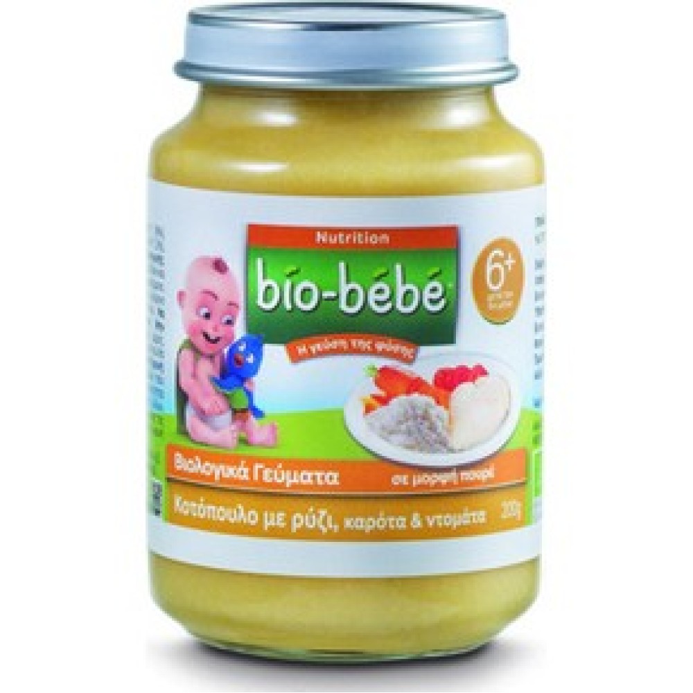 Bio-bebe® Κοτόπουλο με Ρύζι 200g