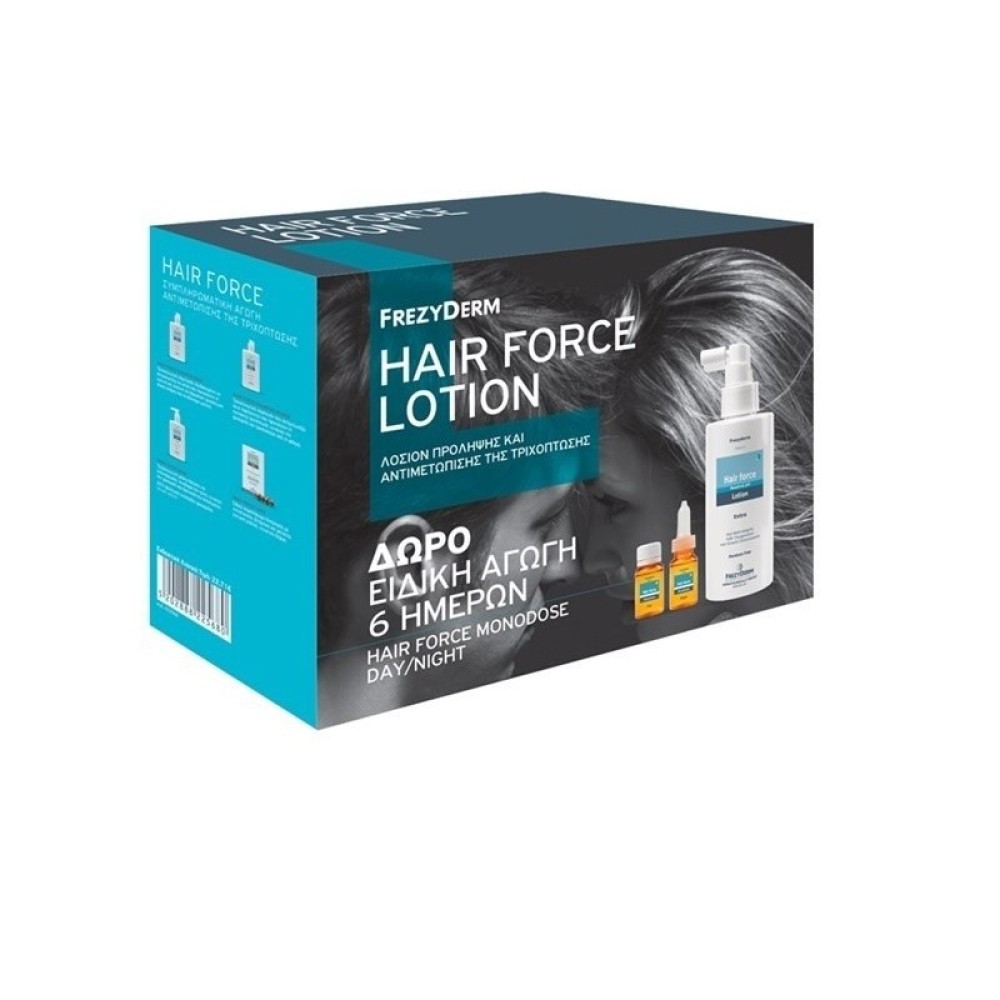 Frezyderm | Hair Force Lotion |Λοσιόν για την Πρόληψη και την Αντιμετώπιση της Τριχόπτωσης|+ Δώρο Ειδική Αγωγή 6 Ημερών
