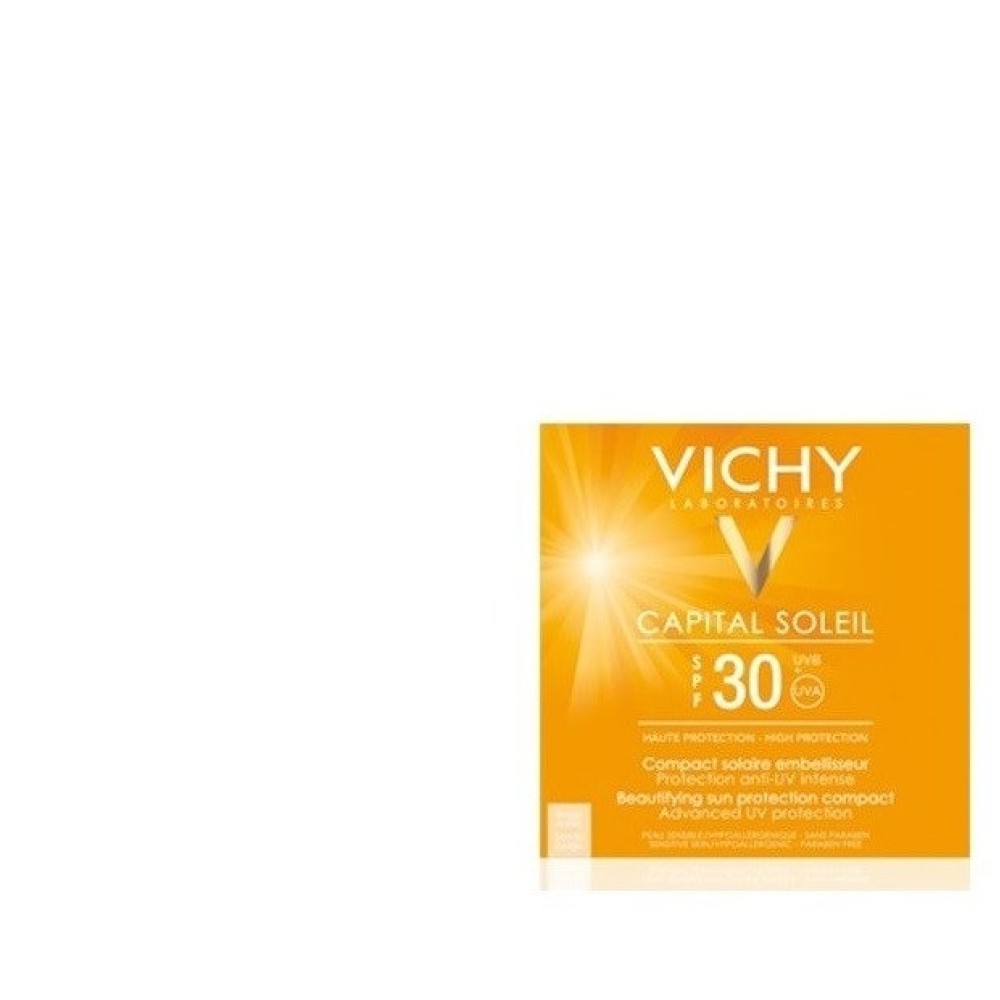 VICHY CAPITAL SOLEIL COMPACT SPF 30 TEINT DORE 9gr