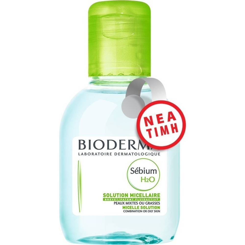 Bioderma | Sebium H2O | Ήπιο Διάλυμα Καθαρισμού για το Πρόσωπο και τα Μάτια  | 100ml
