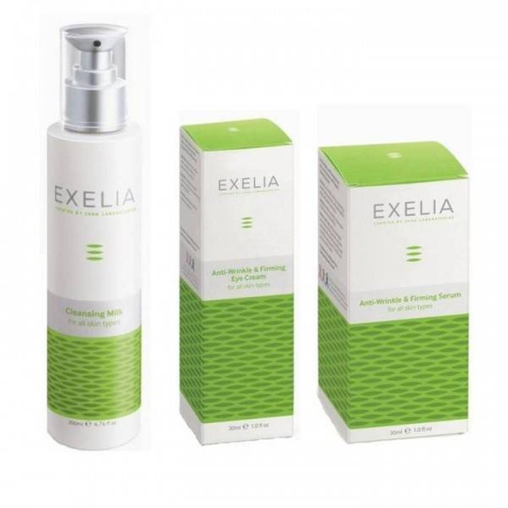 Exelia | Cleansing Milk + Anti-Wrinkle & Firming Serum 30ml + Δώρο Anti-Wrinkle & Firming Eye Cream 30ml