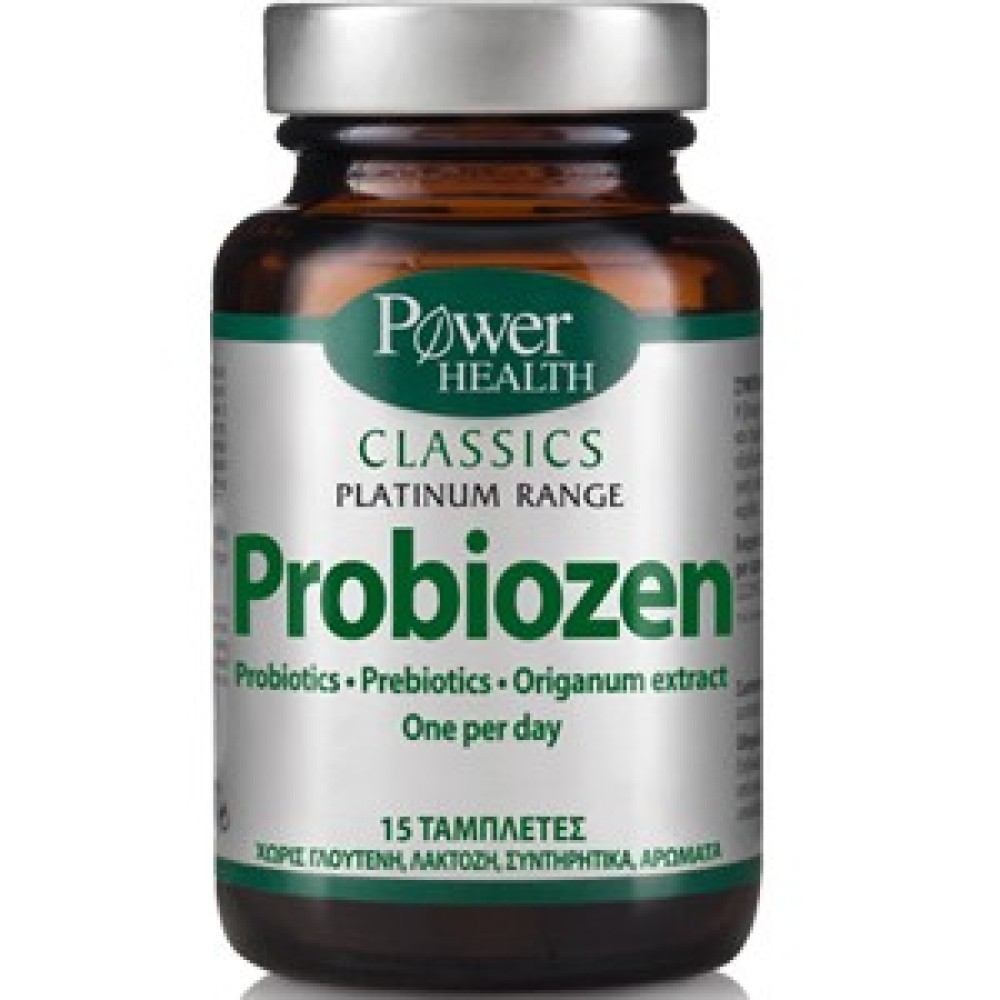 Power Health | Classics Platinum Range Probiozen | Συμπλήρωμα με προβιοτικά |15 Tabs