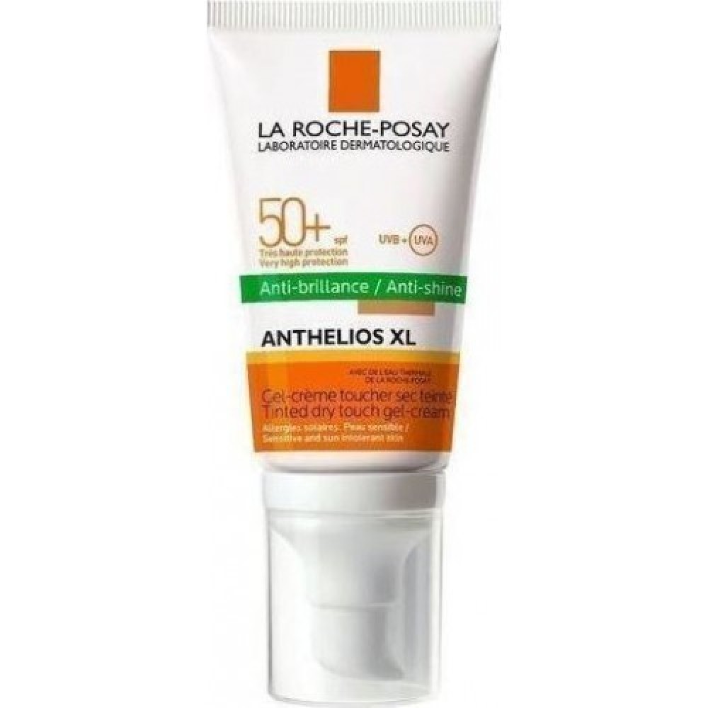 La Roche-Posay| Anthelios Anti-Shine Tinted Dry Touch Gel-Cream SPF50+|Αντηλιακή Κρέμα-Gel Προσώπου Με Χρώμα| 50ml