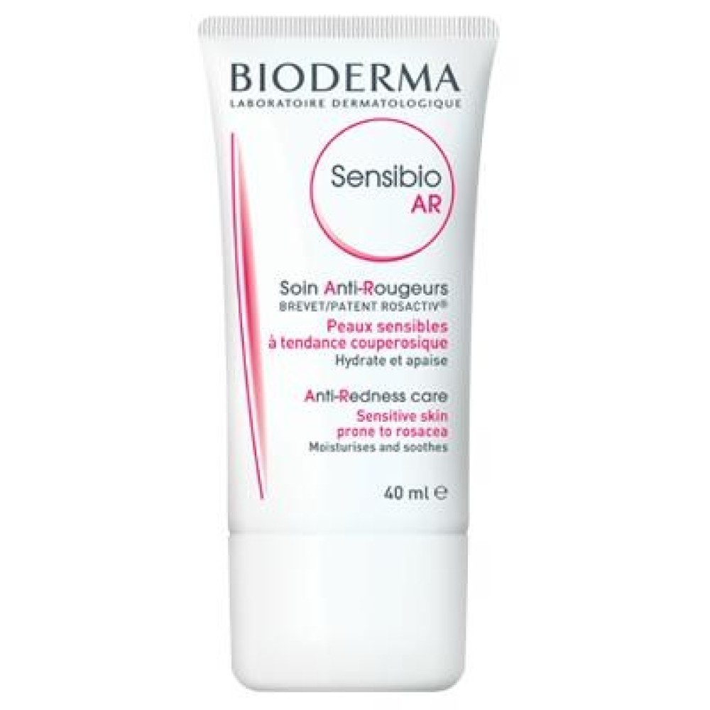 BIODERMA Sensibio AR Creme  | Κρέμα  για Ευαίσθητα Δέρματα, για  Μείωση και Πρόληψη της Ερυθρότητας και της Ευρυαγγείας | 40ml
