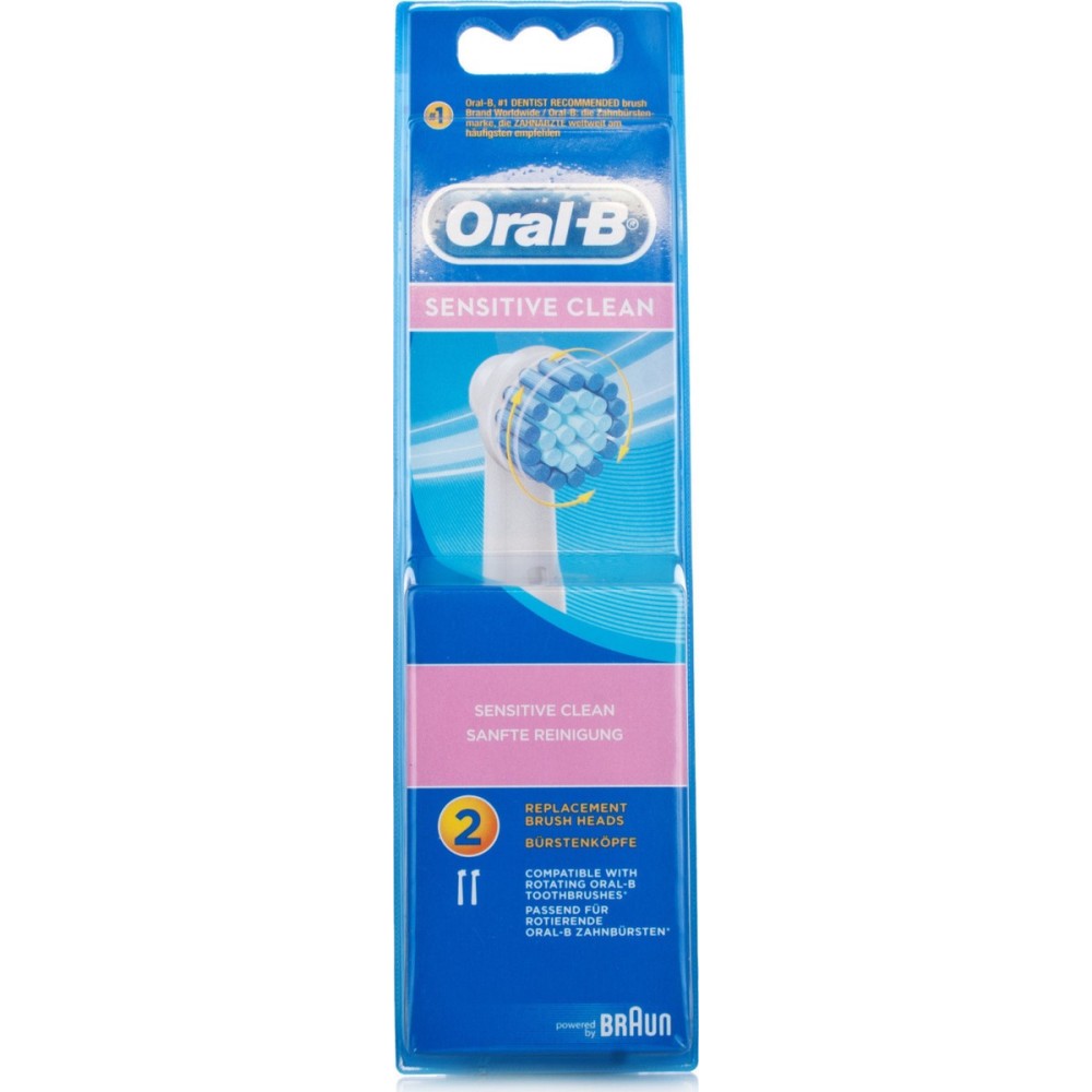Oral-B | Sensitive Clean | Ανταλλακτικά για Ηλεκτρική Οδοντόβουρτσα  |2τμχ