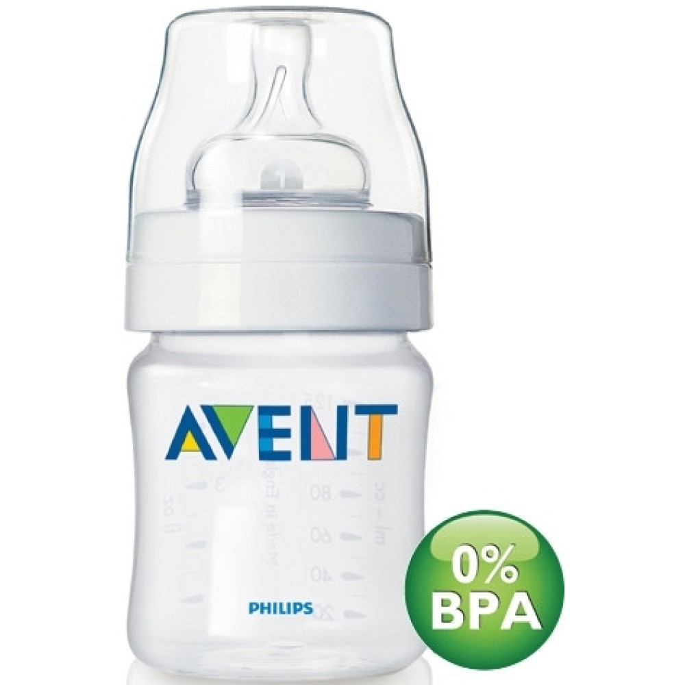 Avent | Πλαστικό Μπιμπερό με Θηλή | 125 ml