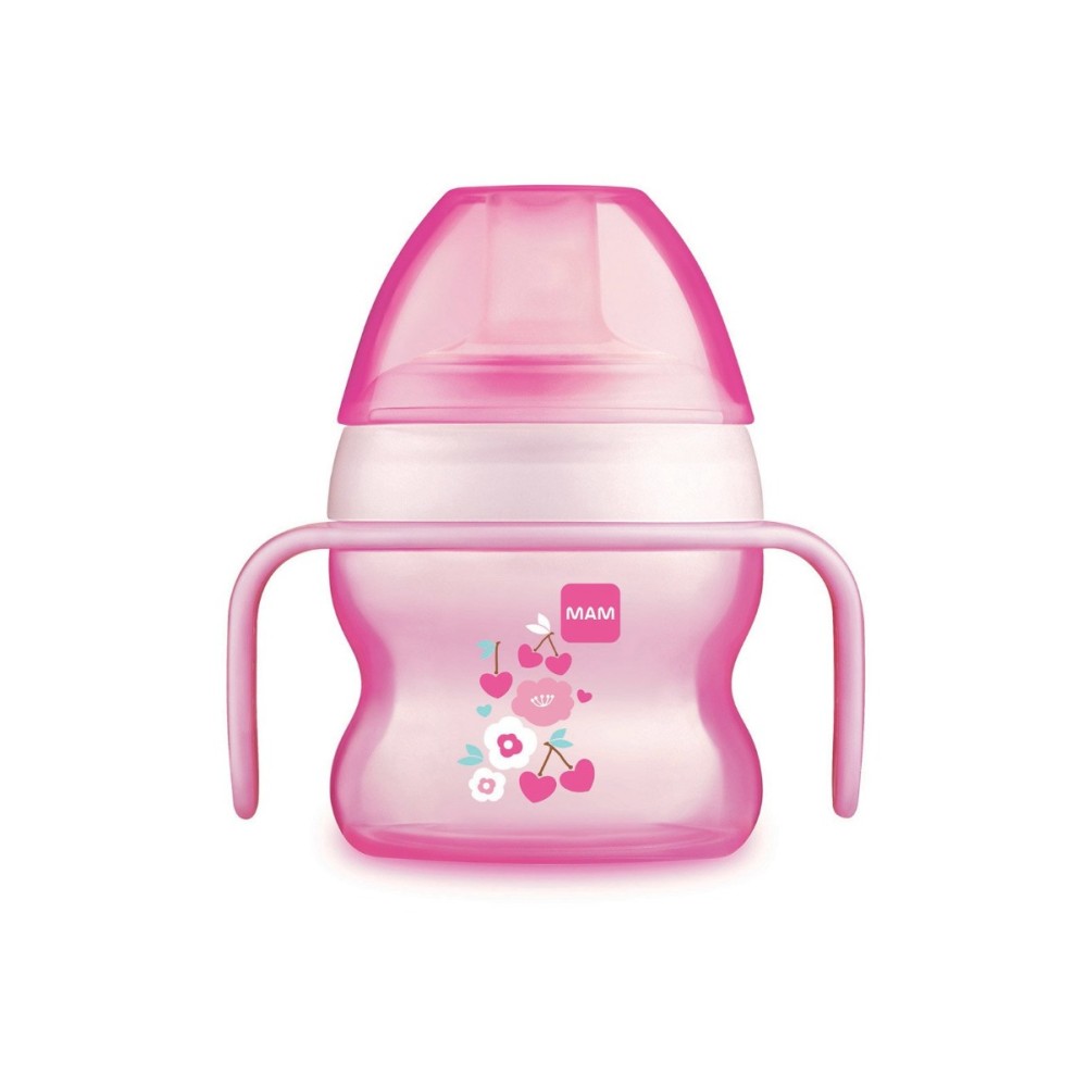 Mam | Starter Cup Το Πρώτο Ποτηράκι του Μωρού 4+ Μηνών | Ροζ | 150ml