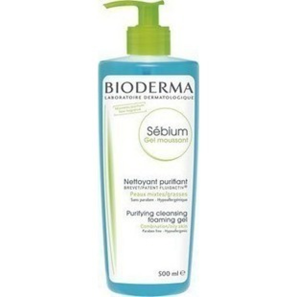 Bioderma | Sébium Gel Moussant | Αφρίζον Gel Καθαρισμού  για Μικτή-Λιπαρή Επιδερμίδα με 40% Δωρεάν Προϊόν| 500ml