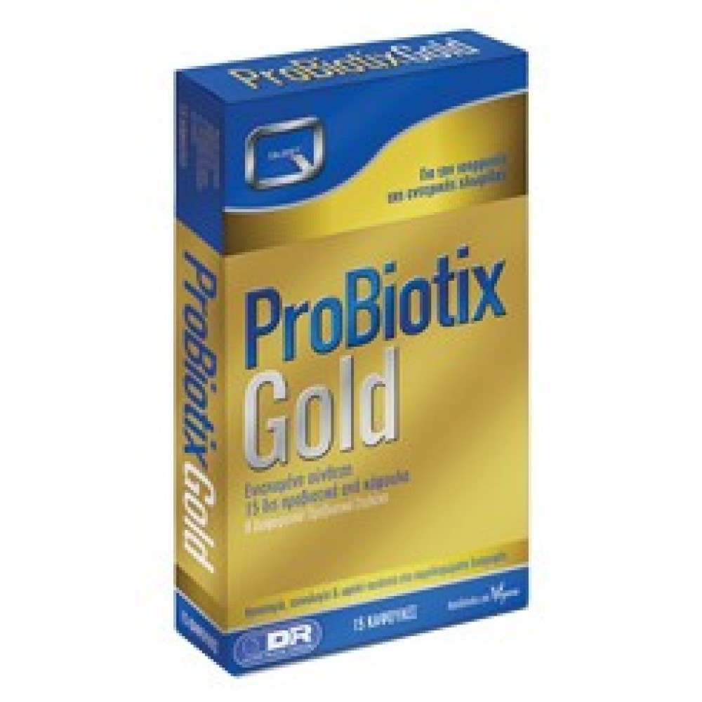 Quest | ProBiotix Gold | Προβιοτικά με Ενισχυμένη Δράση 8 Διαφορετικών Στελεχών | 15 Κάψουλες