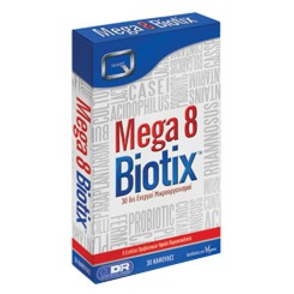 Quest | Mega 8 Biotix | Συνδυσμός 8 Διαφορετικών Προβιοτικών σε Υψηλή Συγκέντρωση 30 Δις | 30 Κάψουλες