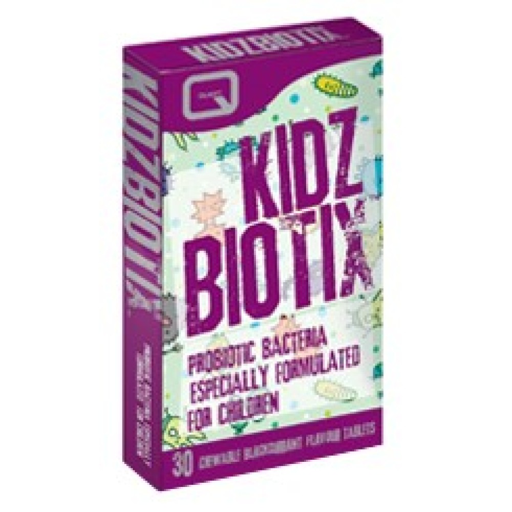 Quest | Kidz Biotix Probiotic Bacteria Especially Formulated for Children | Προβιοτικά για Παιδιά άνω των 3 Ετών | 30 Ταμπλέτες