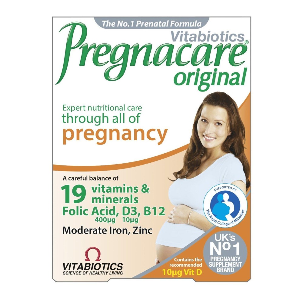Vitabiotics | Pregnacare Original | Συμπλήρωμα Διατροφής για την Εγκυμοσύνη | 30 Κάψουλες