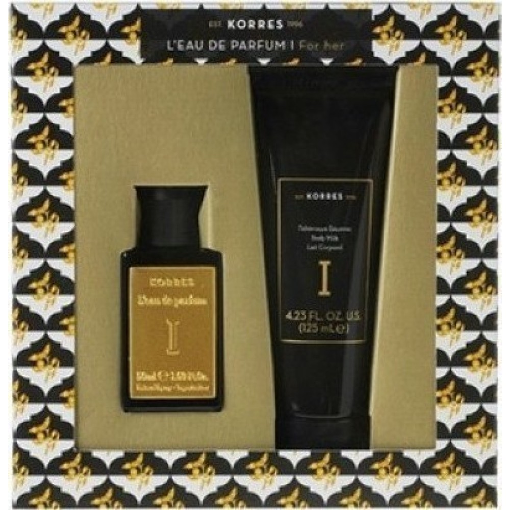 Korres | Premium Eau de Parfum I For Her | Γυναικείο Άρωμα 50 ml +  Δώρο Γαλάκτωμα Σώματος 125ml