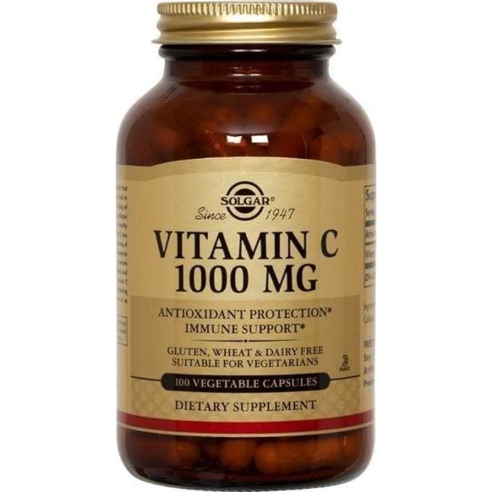 Solgar | Vitamin C 1000mg | Βιταμίνη C 1000 mg |100 caps