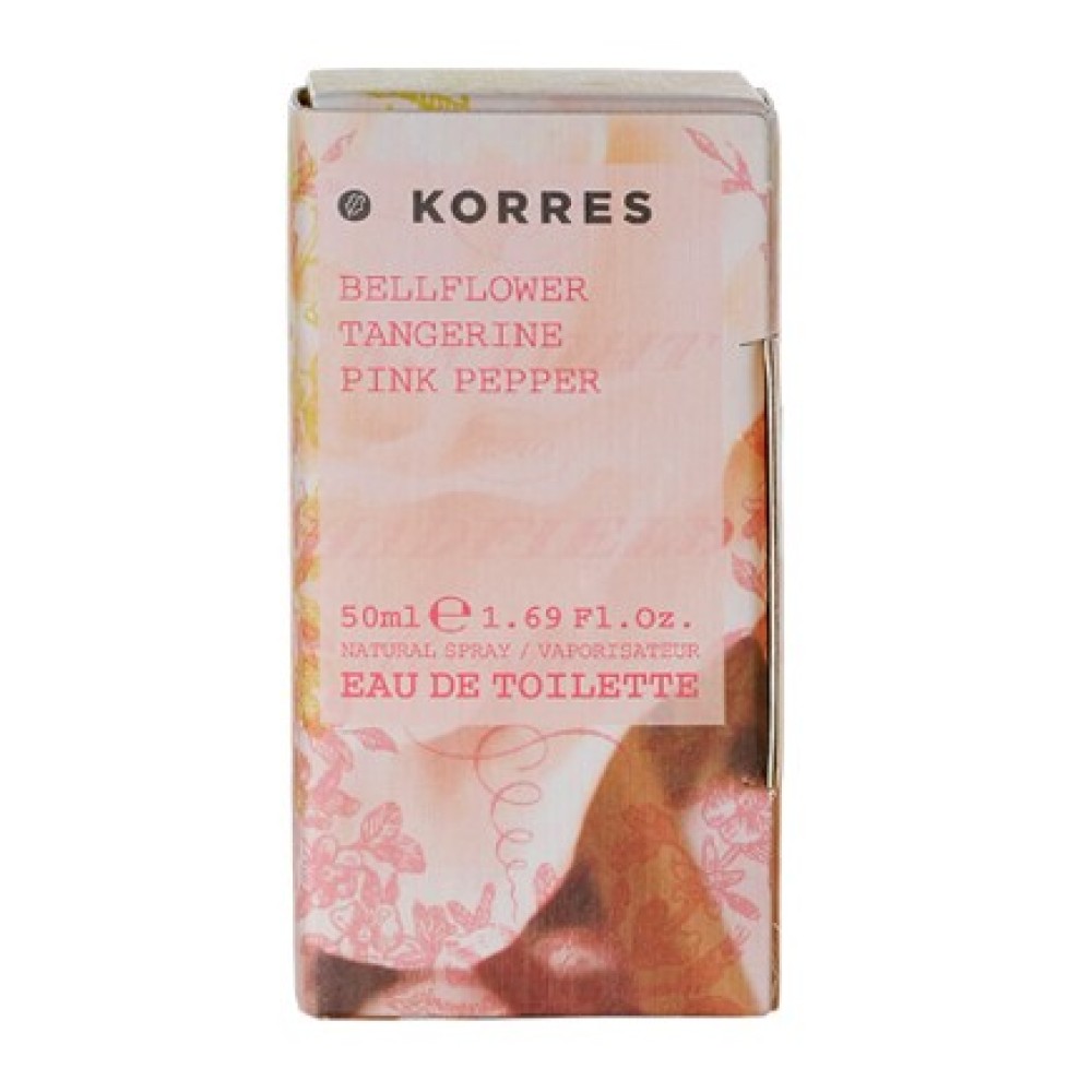 Korres | Bellflower, Tangerine, Pink Pepper Eau De Toilette for Women | 50 ml