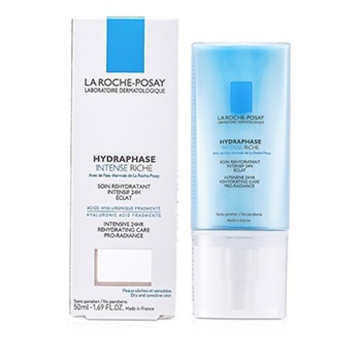 La Roche-Posay | Hydraphase Intense Riche | Κρέμα Εντατικής Ενυδάτωσης Προσώπου για Κανονική/Ξηρή Ευαίσθητη Επιδερμίδα | 50 ml