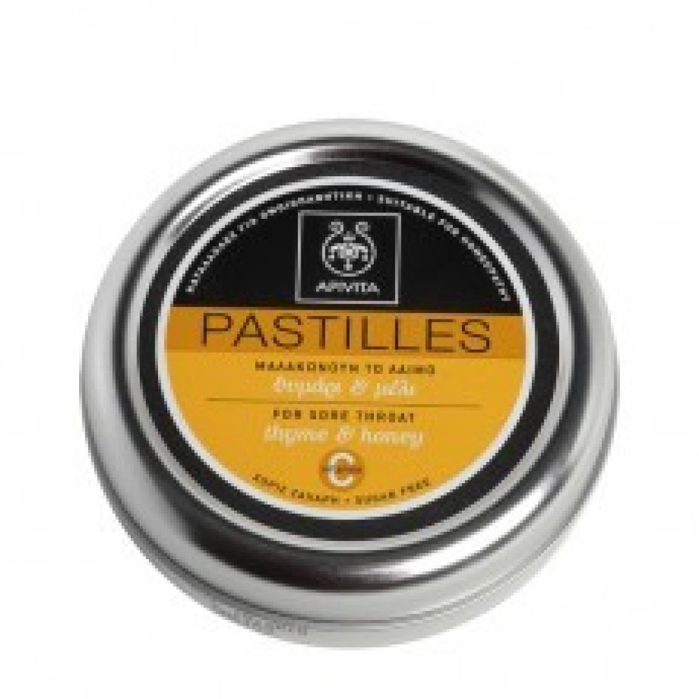 Apivita | Pastilles Τhyme & Ηoney | Παστίλιες με Θυμάρι & Μέλι | 45gr