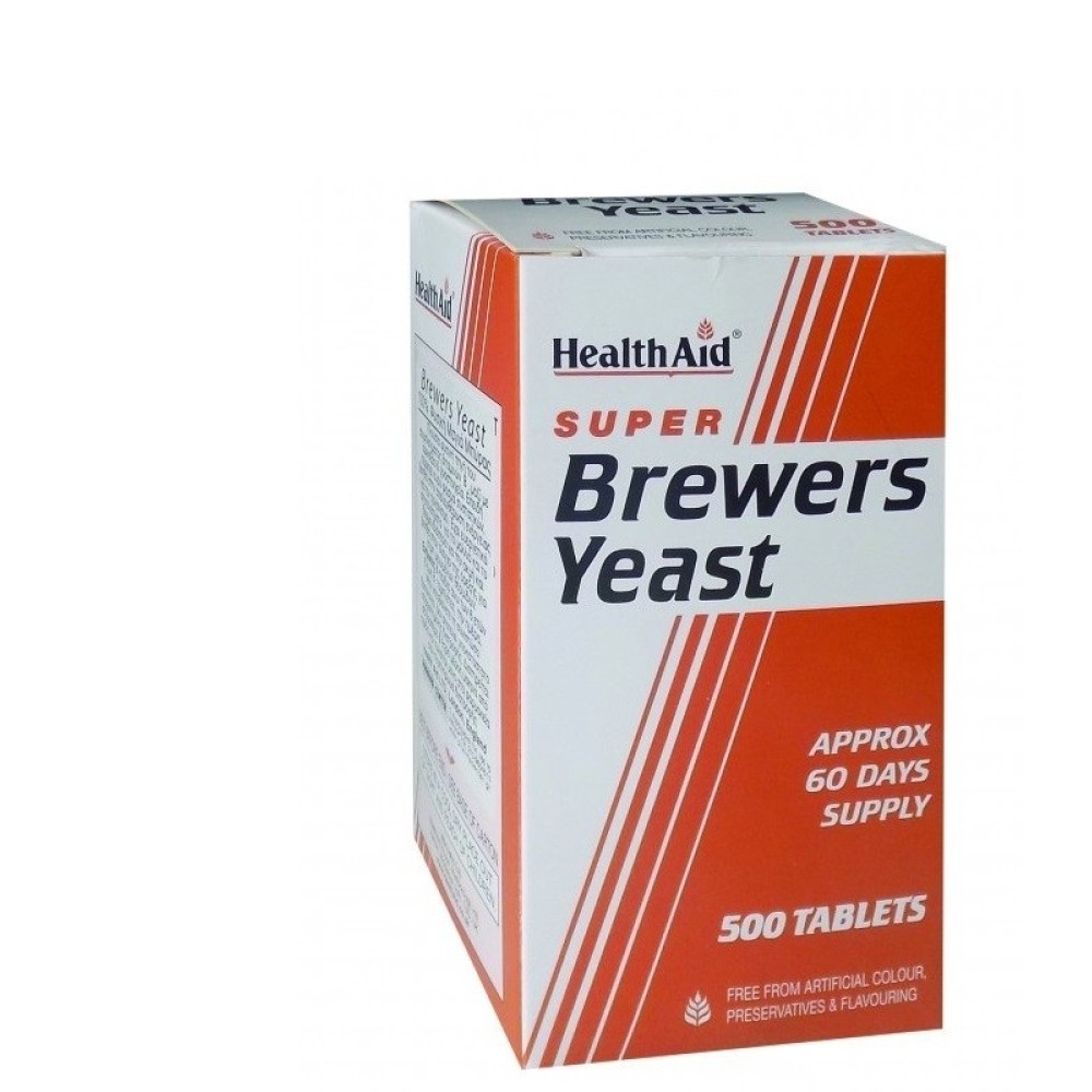 Health Aid Super Brewers Yeast 500tabs