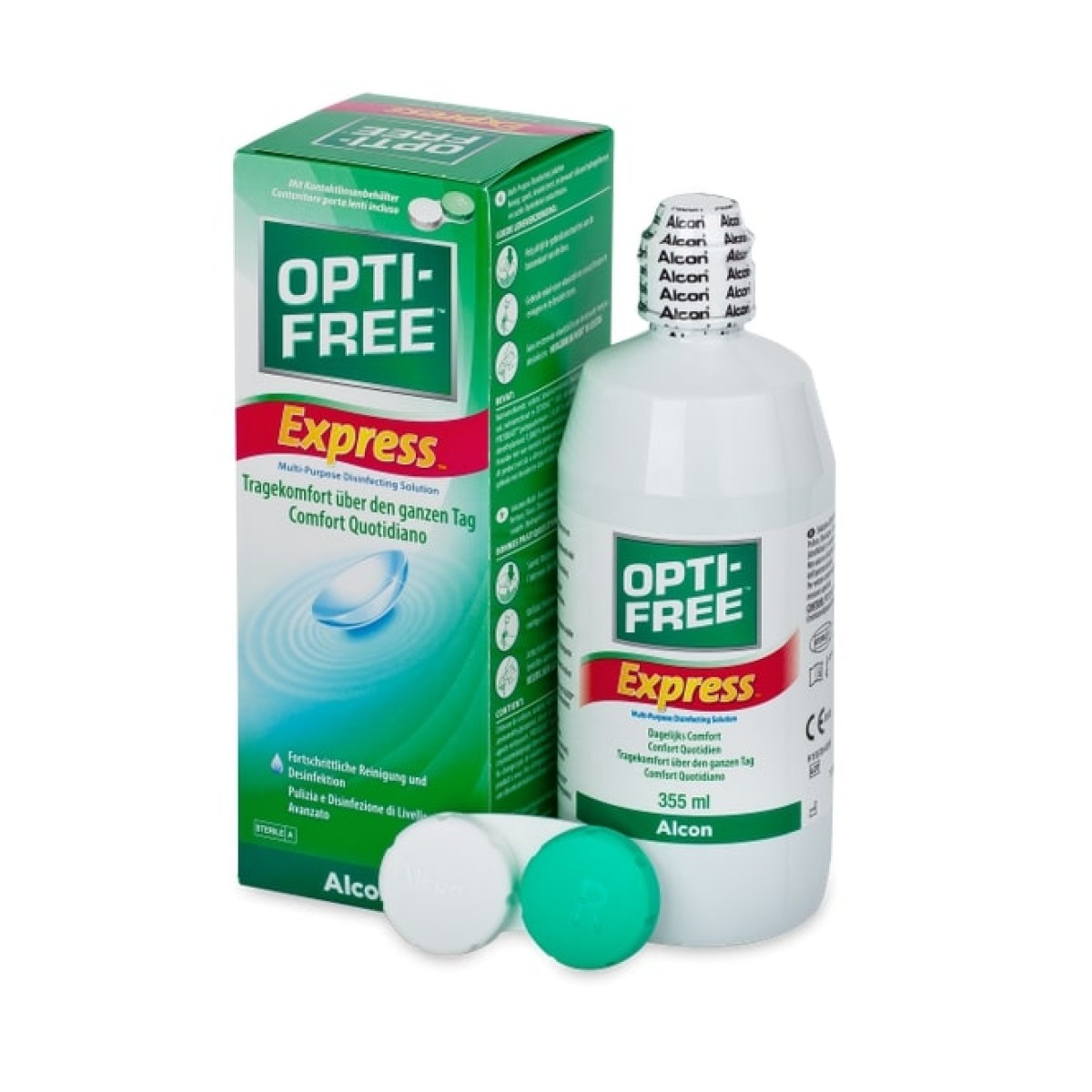 Alcon |  Opti-Free Express | Υγρό Φακών Επαφής | 355ml